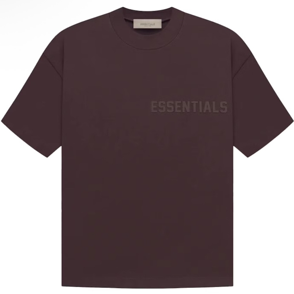 1 Small Essentials Fear Of God Men’s Plum Tee